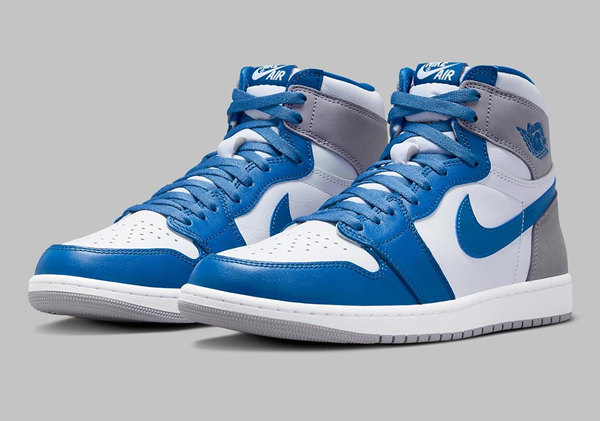 Men's Running Weapon Air Jordan 1 Blue White Shoes 0354 Men's Running Weapon Air Jordan 1 Blue White Shoes 0354